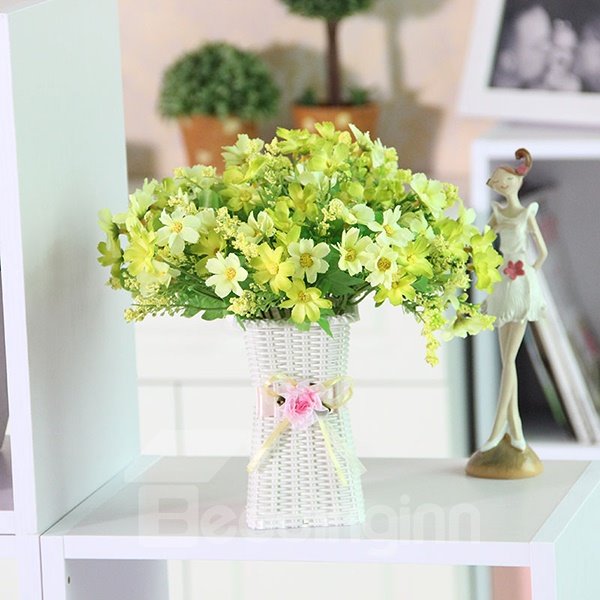 Hübsches künstliches Blumen-Gänseblümchen-Tischblumen-Set