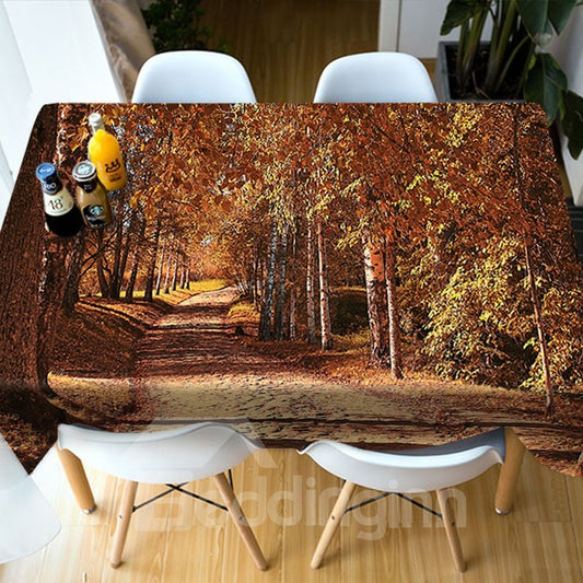 Realistic Design Vibrant Color Birthday Party Decoration 3D Tablecloth