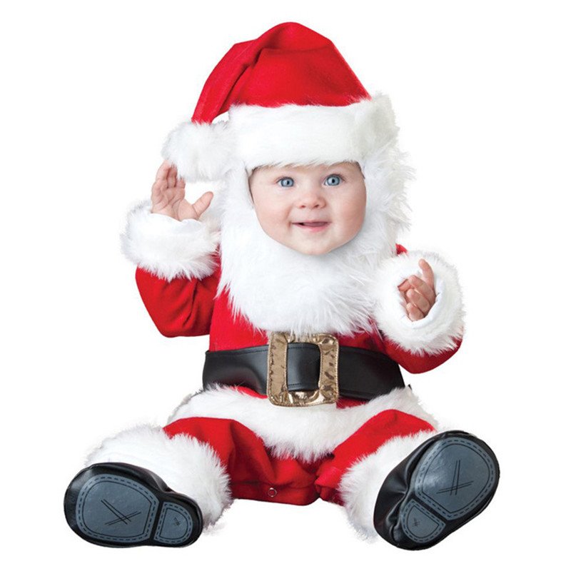 Weihnachten Baby Overall Santa Elf Elch Schneemann Styling Kostüm