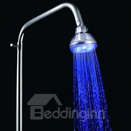High Quality LED Rainfall Shower Head faucet Changing Color by Temperature