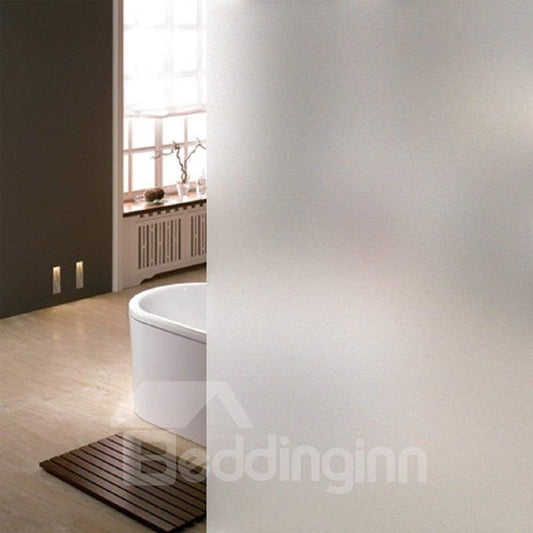 Stumpfes, polnisches Glas, obskurer Fensterfilm, statischer, mattierter Aufkleber