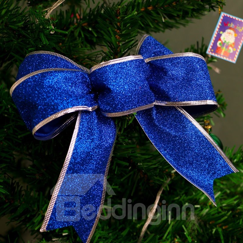 Christmas Ribbon Bows Tree Decorations and Party Decorative