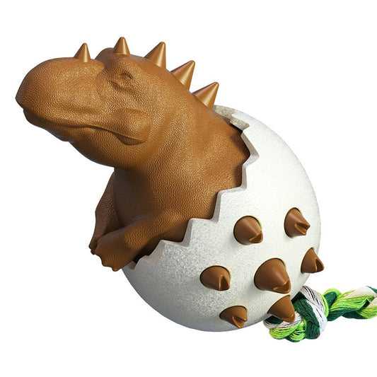 Stick Dinosaur Egg Dog Molar Stick bite Resistant Rubber Dog Toothbrush Dog Toy