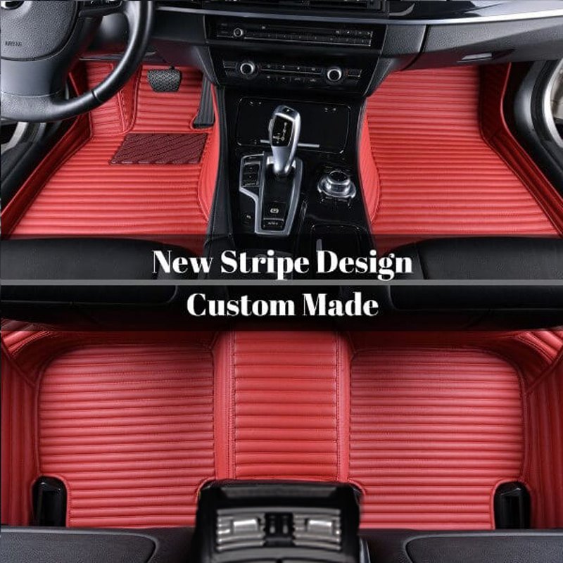 Custom Car Floor Mats High Quality Leather Moisture-Proof Skid Resistance Waterproof Wear-Resisting Most Models Are Suitable If You Do Not Find Your Car Please Note In The Shopping Cart