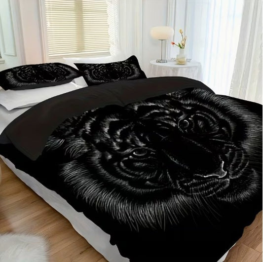 tiger print - bedding set