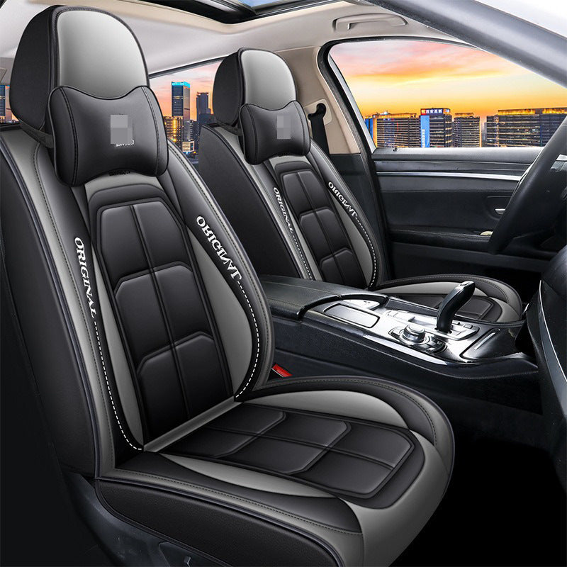 Leather Car Seat Covers - car seat cover set