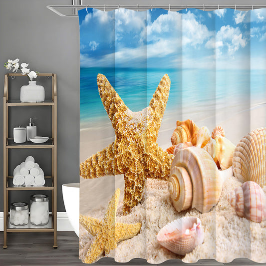 flamingo print shower curtain - shower curtain