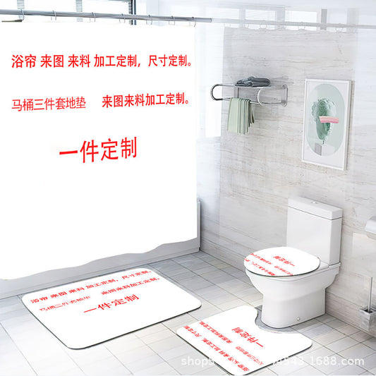 barn door print shower curtain - shower curtain