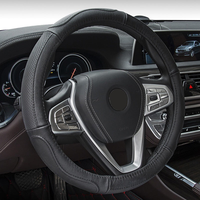 leather steering wheel cover - steering wheel cover