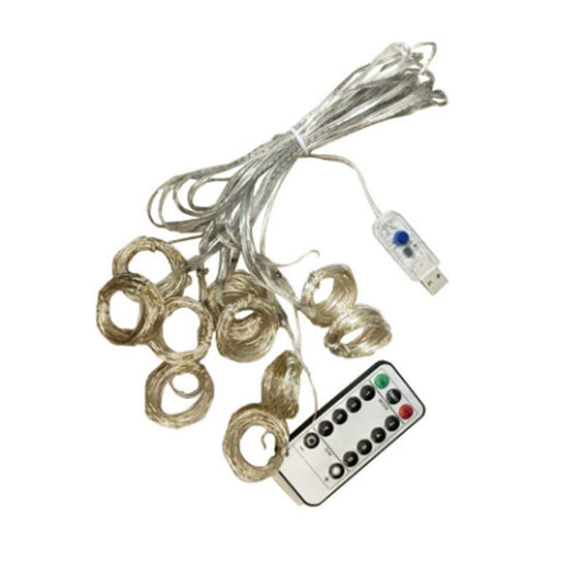 Warm White 300 LED Window Curtain String Light Wedding Party Home Garden Bedroom Outdoor Indoor Wall Decorations