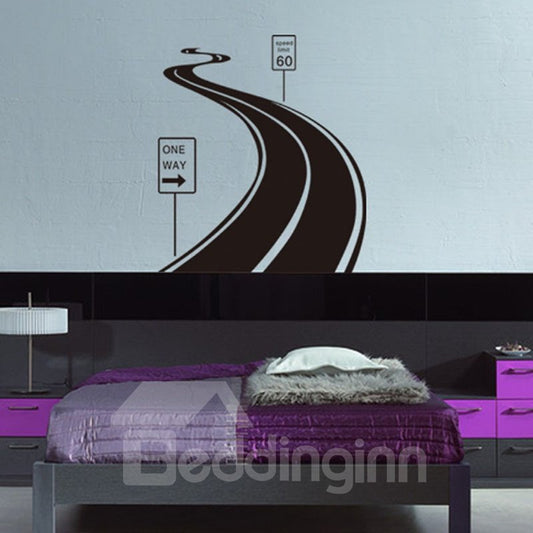 A Highway Long Journey Giant Wall Sticker