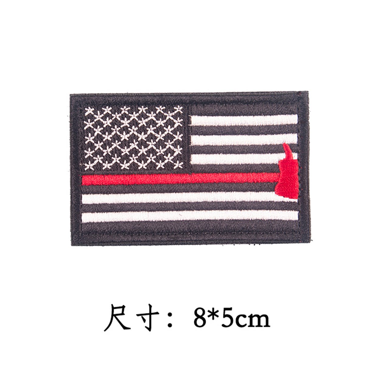 Gestickte amerikanische Flagge, Bekleidungszubehör, Klettverschluss, Rucksack, dekoratives Abzeichen, USA-Armband-Patch-Aufkleber