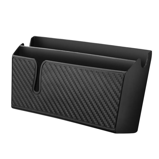 Automobile Paste Type Carbon Fiber In-car Storage Box Storage Bag Mobile Phone Case Reusable Wear Resistant To Dirt