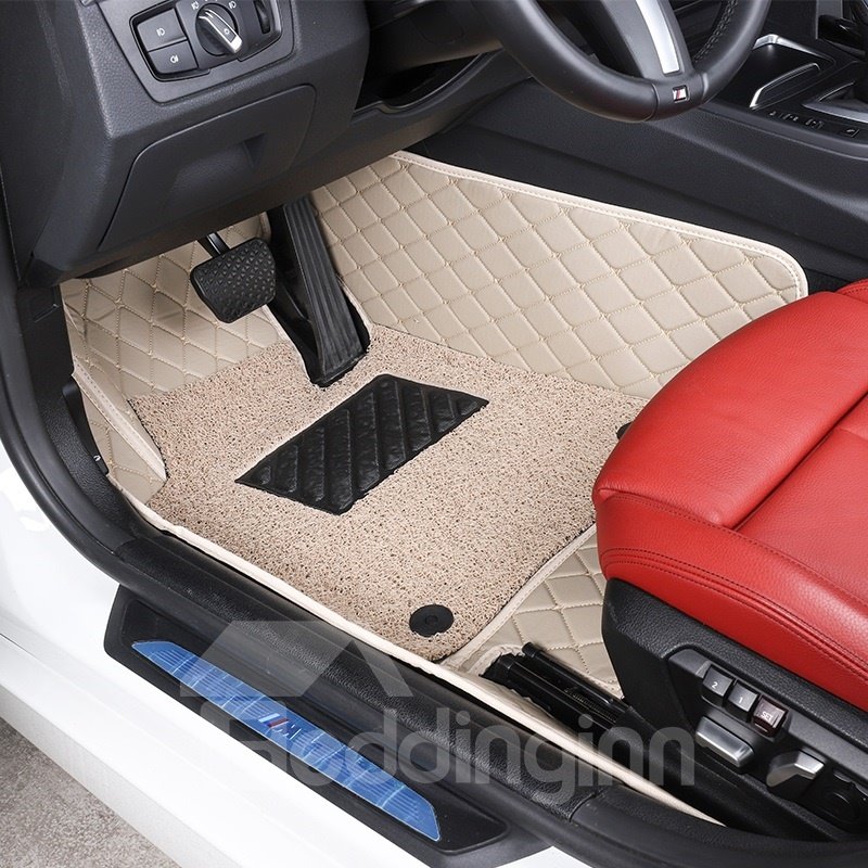 Plain Pattern XPE Material Coil Waterproof Custom Fit Car Floor Mat