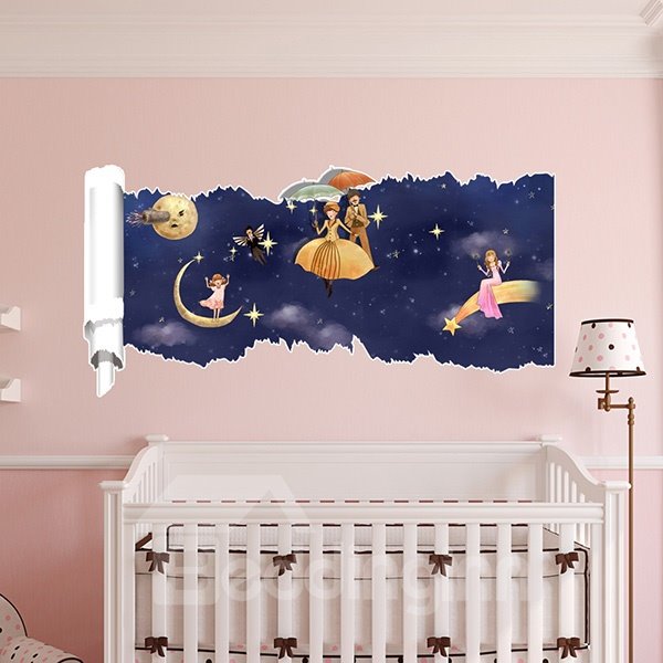New Arrival Creative Cartoon Character and Star 3D Wall Stickers