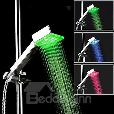 Grifo de cabezal de ducha con cambio de color LED 