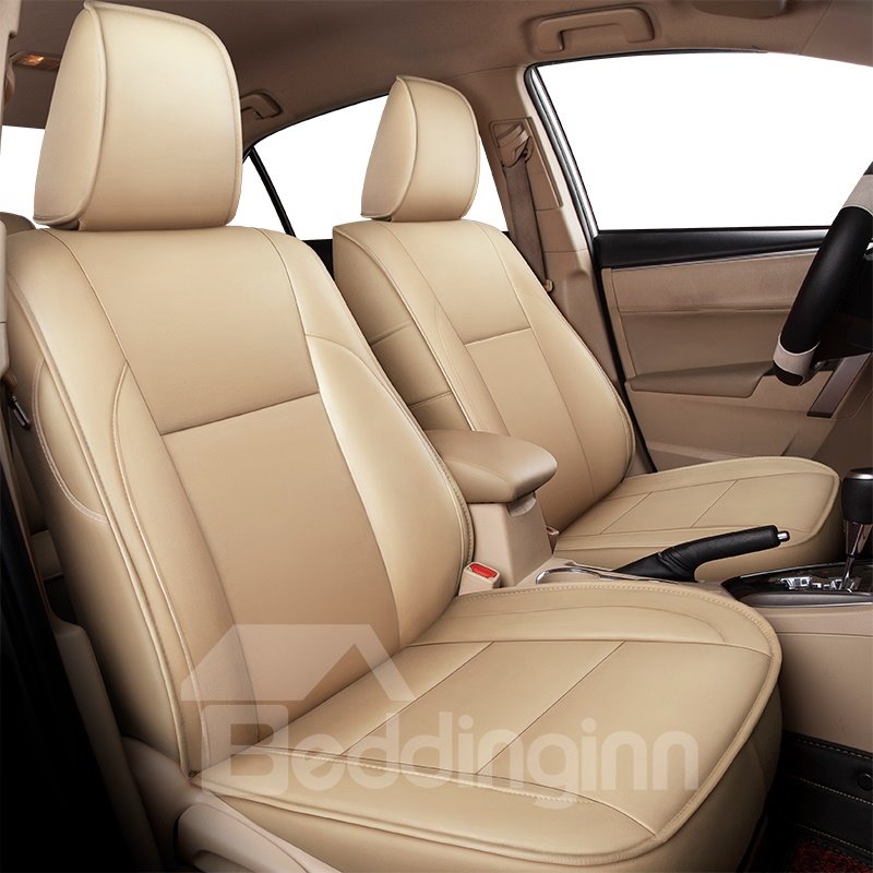 Plain Pattern Simple Style PVC Leather Custom Car Seat Cover