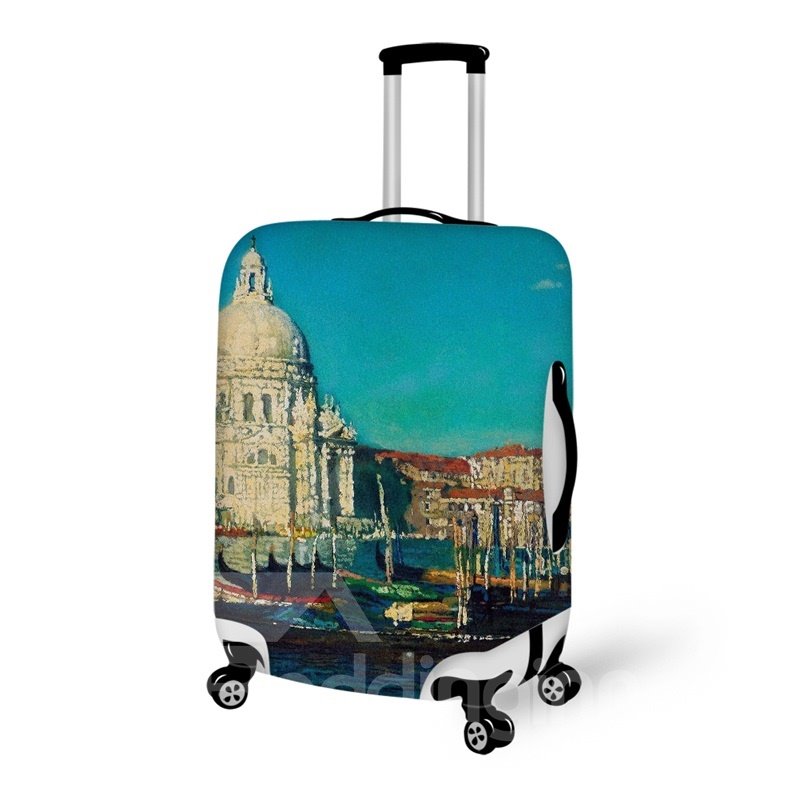 3DTaj Mahal Pattern Waterproof Suitcase Protector 19 20 21