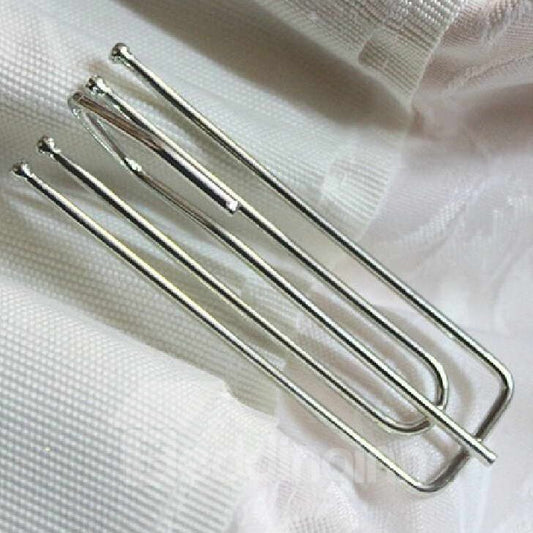 Heavy Drapery Stainless Steel Pleat Curtain Hooks