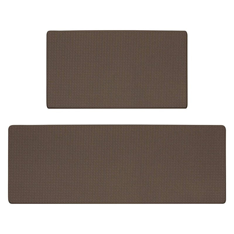 Alfombra de cocina con cojín grueso, resistente a las manchas, antifatiga, espuma acolchada, cómodo acolchado para el suelo, alfombrillas de escritorio de pie para oficina, estera lavable 