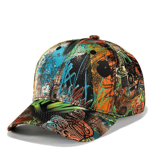 Gorra de béisbol de Hip Hop con grafiti 3D, gorra Unisex ajustable y transpirable, gorra de camionero Anti UV para el sol al aire libre