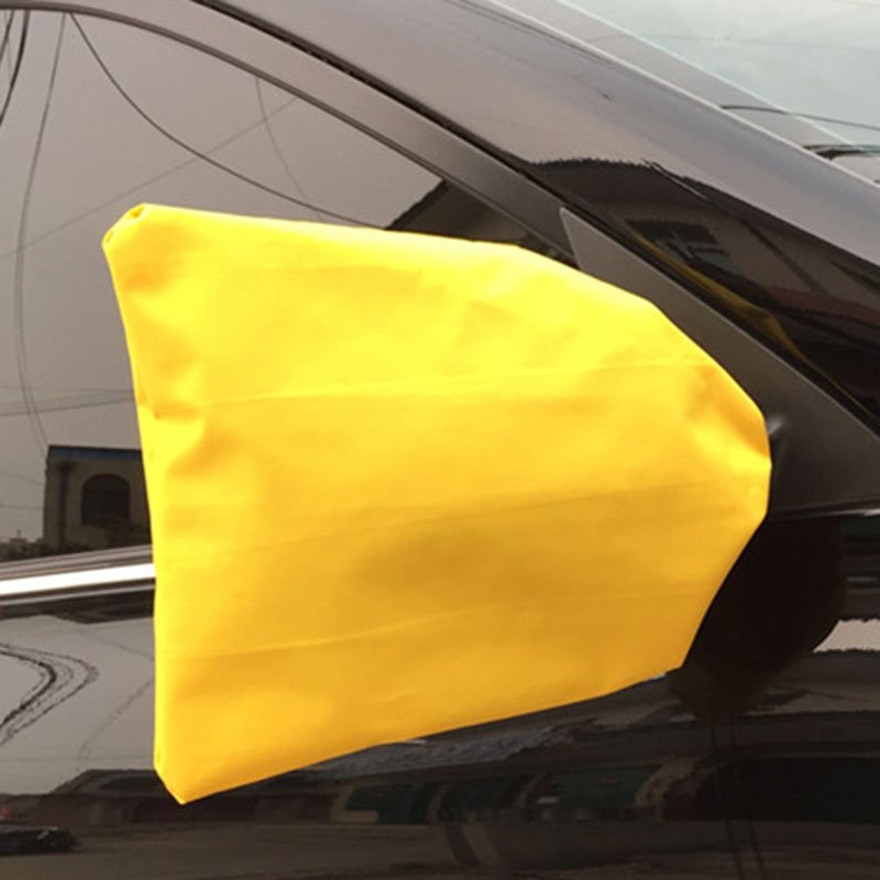 Cubierta impermeable para espejo retrovisor de lavado de coches, cubierta de tela reflectora para construcción cosmética, cubierta para espejo de marcha atrás para coche, antiarañazos y anticongelante