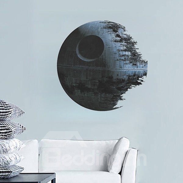 Creative Death Star in Star Wars Removable Wall Sticker