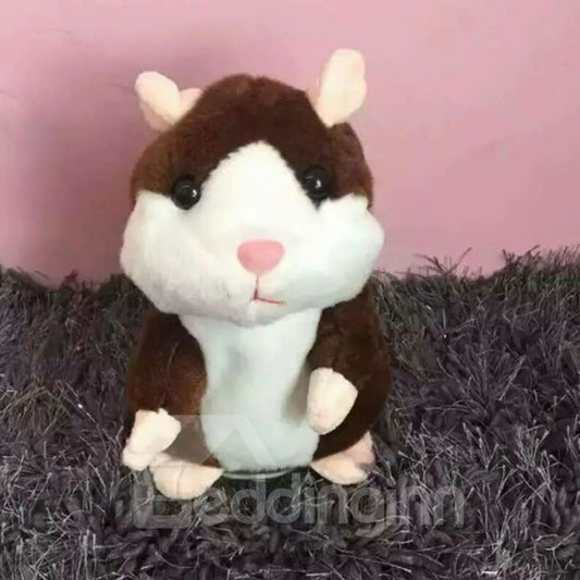 Talking Hamster Repeats What You Say Electronic Pet Talking Plush Toy