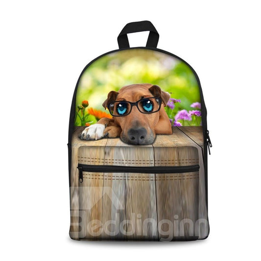 Nuevo Mochila con estampado de perro Adorable y animales en 3D, mochilas escolares, mochilas