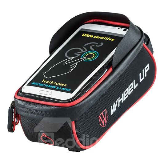 Bolsa de tubo superior con cremallera impermeable y diseño reflectante rectangular de PVC