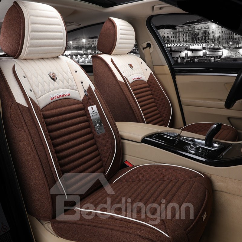 Superior Cool Flax Material F-Series Ram Tacoma Sierra Silverado Colorado Etc Universal Truck Seat Covers