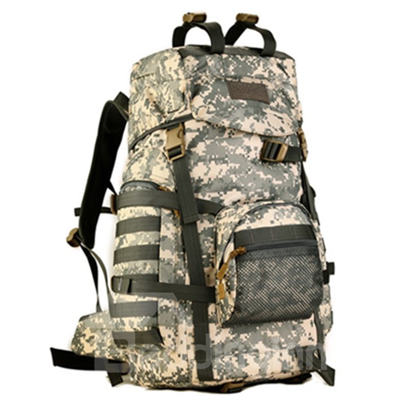 60L Sport Outdoor Military Rucksacks Tactical Molle Backpack Camping Hiking Trekking