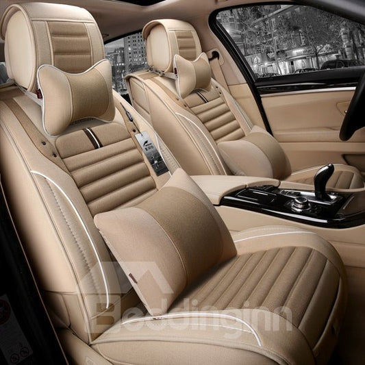 Leicht atmungsaktives und umweltfreundliches Material, bezaubernder universeller Fünf-Autositzbezug 