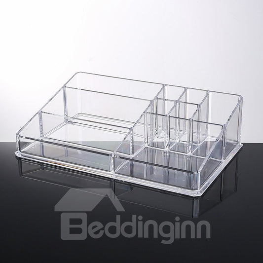 caja de almacenamiento cosmética material de acrílico favorable al medio ambiente de los 33.0*21.1*9.0cm