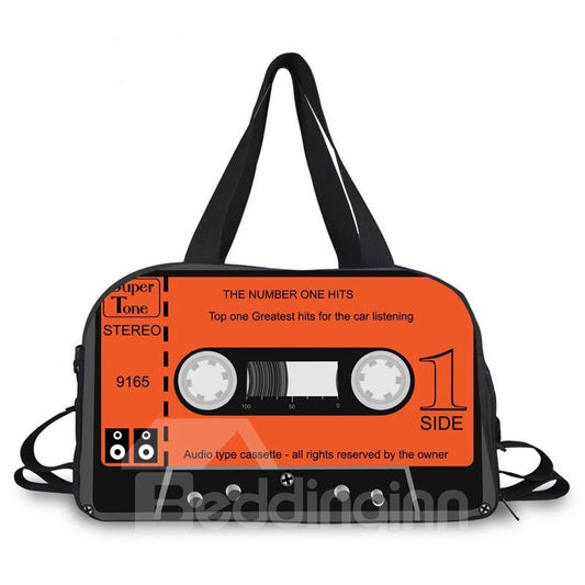 Vivid Tape Pattern 3D Painted Travel Bag