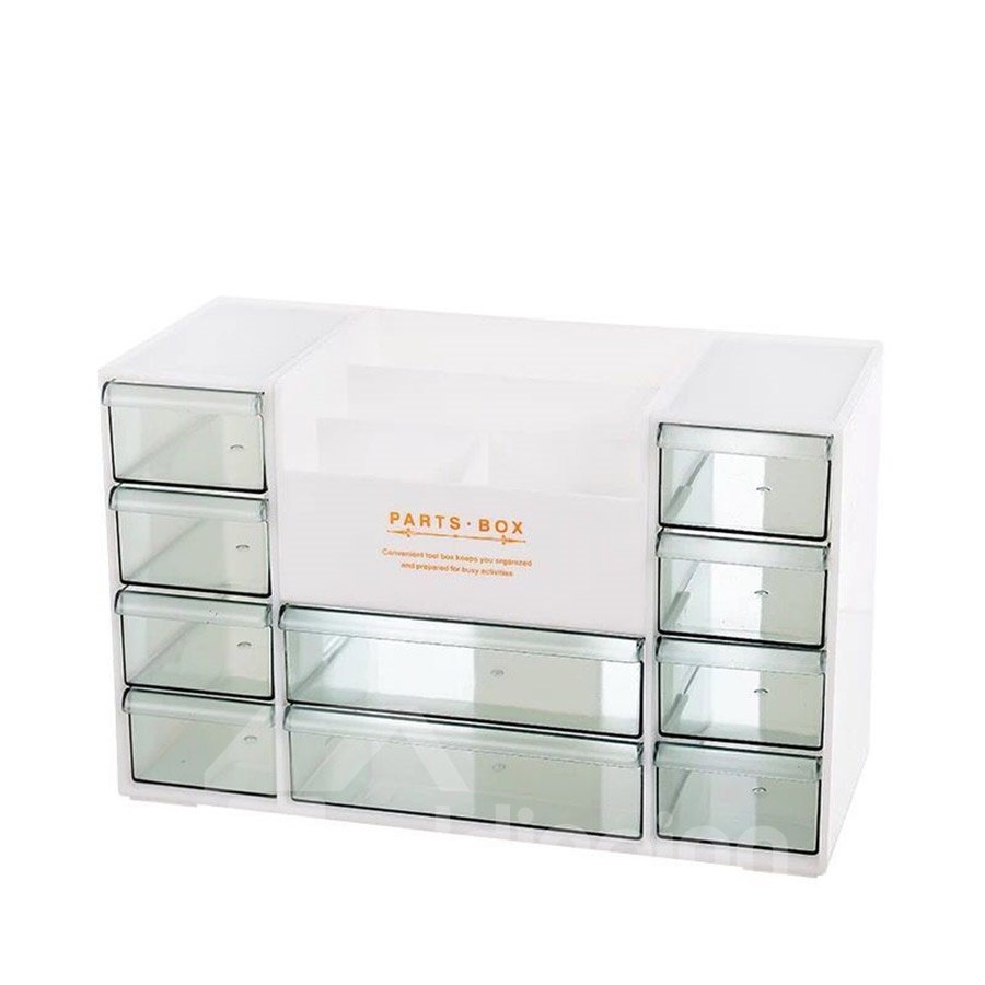 Caja de almacenamiento cosmética de acrílico tipo cajón creativo suministros de oficina