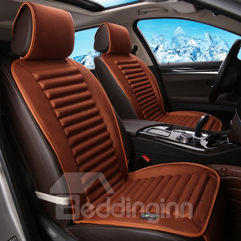 Diseño elegante con sistema de refrigeración interno, funda universal para asiento de coche, alfombrilla de una sola pieza 