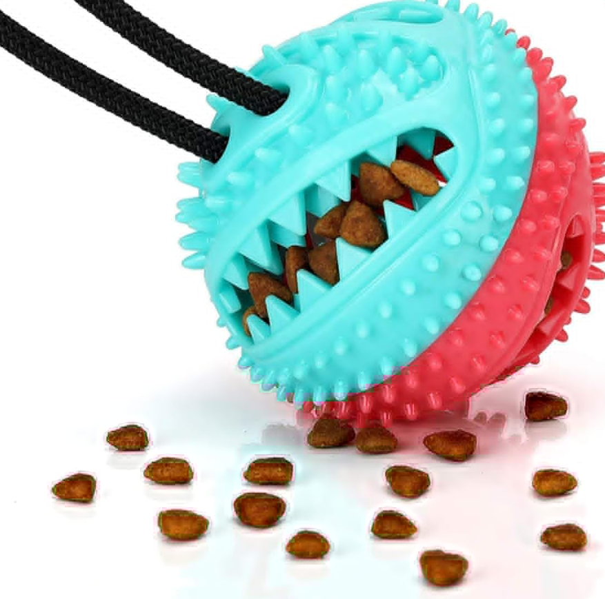 ALLRIER Dog Toys to Keep Them Busy for Boredom,Interactive Dog Toys Tug of War, Mentally Stimulating Toys for Dogs, Puppy Teething Puzzle Treat Food Dispensing Ball Toy for Small Medium Dogs