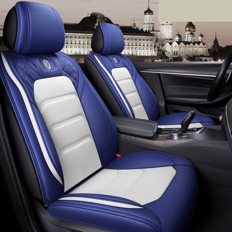 Sport Style 5 Seater Full Coverage Universal Fit Seat Covers High Quality Leather Material Wear Resistant and Durable £¨Ford Mustang and Chevrolet Camaro are Not Suitable£©