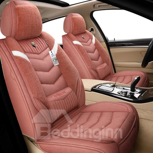 Noble And Elegant Princess Style Linen Material Environmentally Friendly And Breathable Five Seats Universal Fit Truck Seat Covers