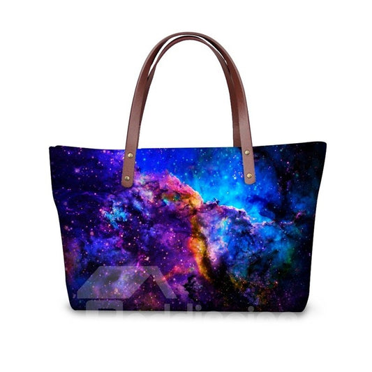 Como un adorable monstruo en galaxia Bolsos de hombro impresos en 3D resistentes e impermeables