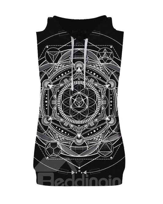 Dr. Strange's Idea Sleeveless Pullover Hooded Men Fashion T-shirt