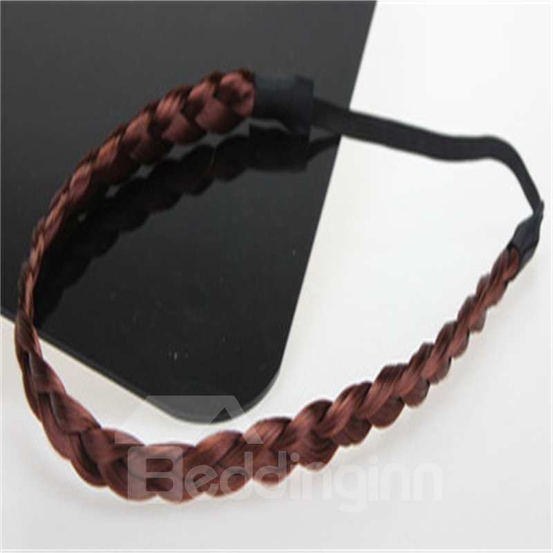 Artificial Leather Wig Multi-Color Kids Hair Band