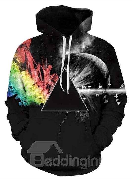 Cool Long Sleeve Creative Pattern 3D Painted Hoodie