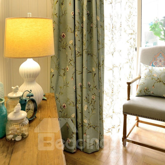 Vorhang-Sets aus Polyestermaterial im königlichen Stil mit dekorativen Jacquard-Techniken