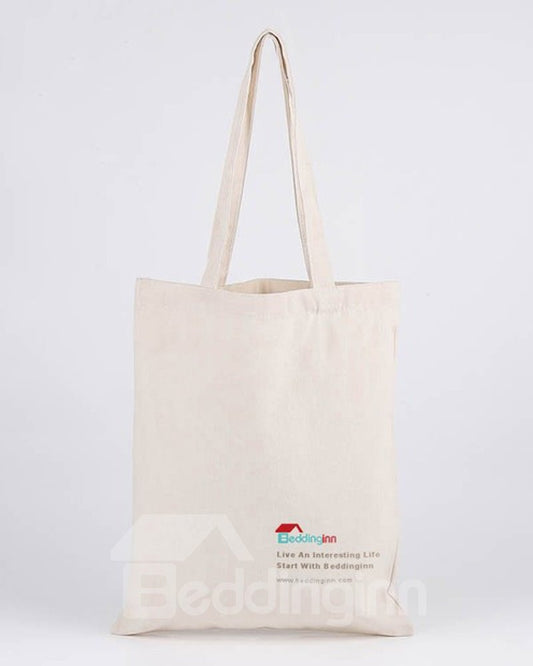 Bolso de hombro duradero de lona de diseño simple lindo