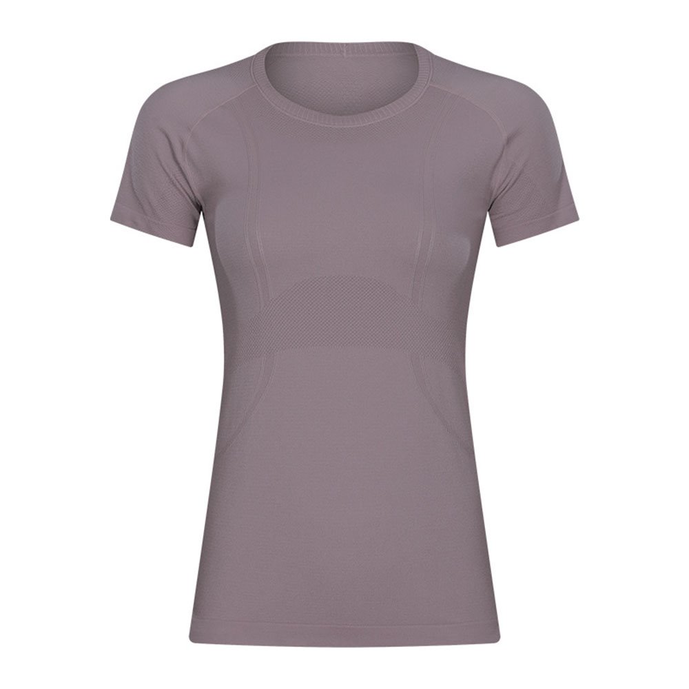 Workout-Shirts für Damen, Dry-Fit-Kurzarm-T-Shirts, Rundhalsausschnitt, Stretch-Yoga-Oberteile, Sport-Shirts 