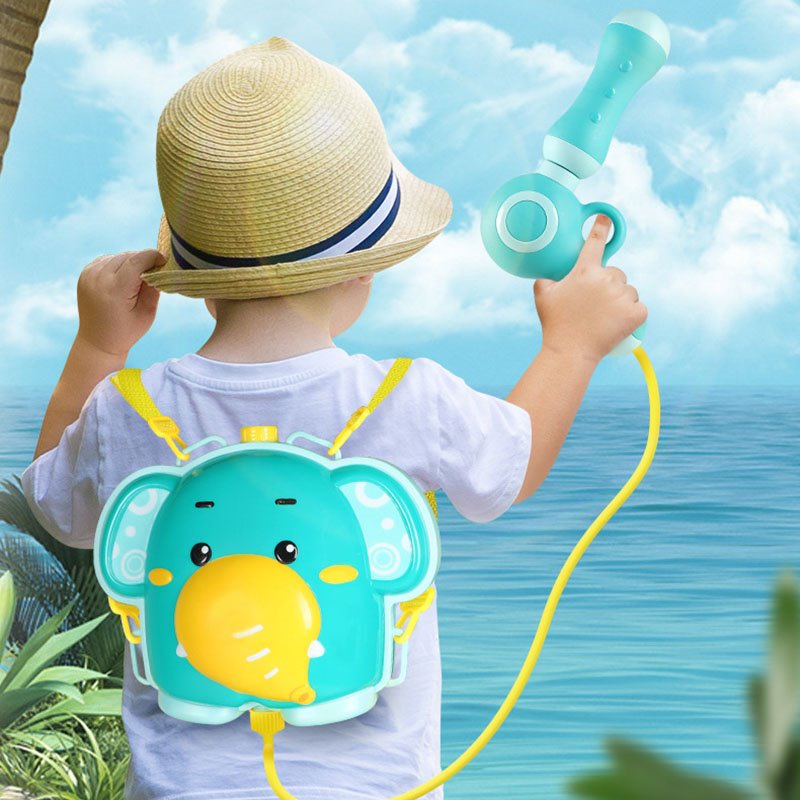 Juguetes de baño unisex de plástico de dibujos animados, juguetes de pistola de agua de playa de verano extraíbles