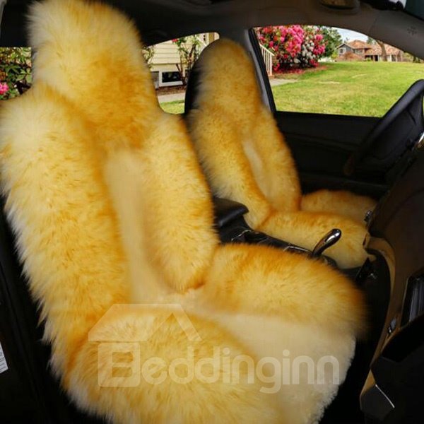 Soft Lambswool Beautiful Color Cost-Effective Luxurious Five Universal Car Seat Cover