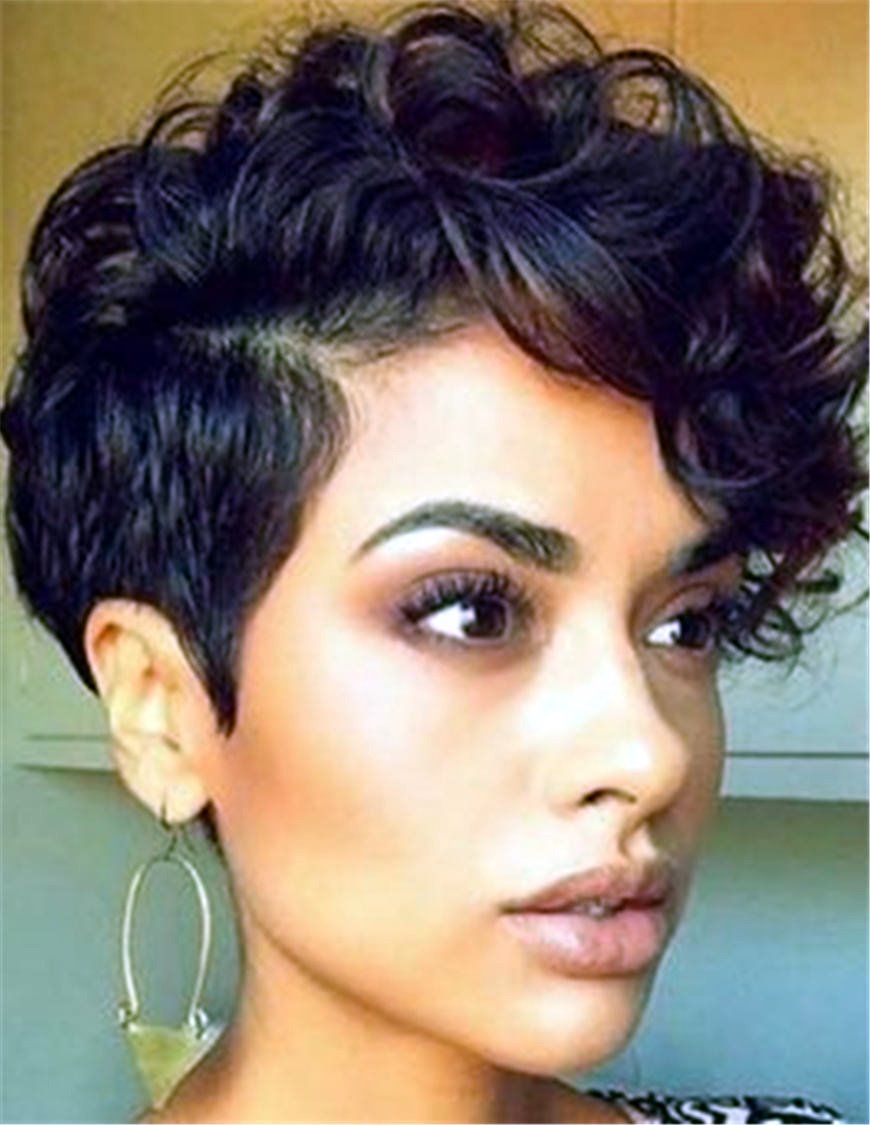 Curly Women 120% Short Wigs